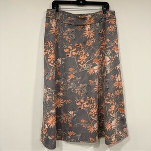 COLDWATER CREEK Maxi Skirt Autumn Design Size Large